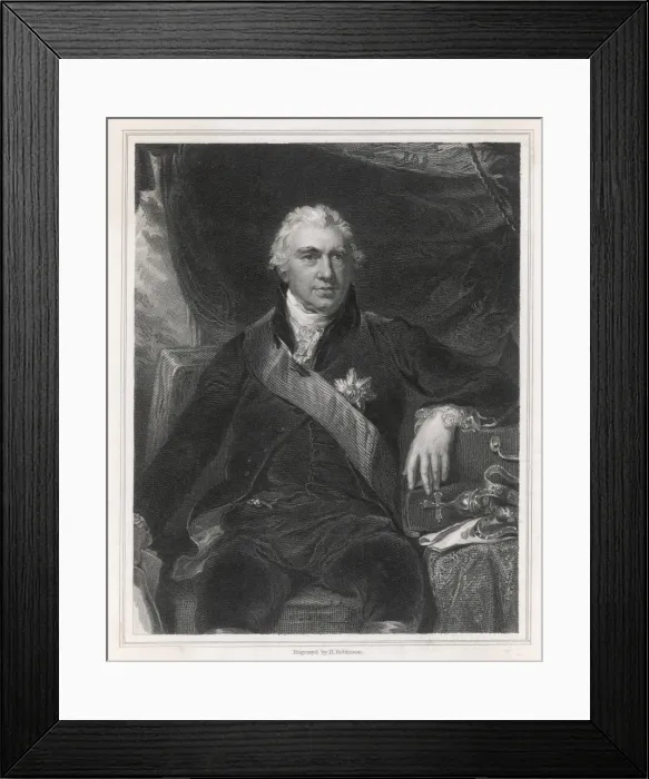 Framed Print : Sir Joseph Banks - Framed Print : Sir Joseph Banks -