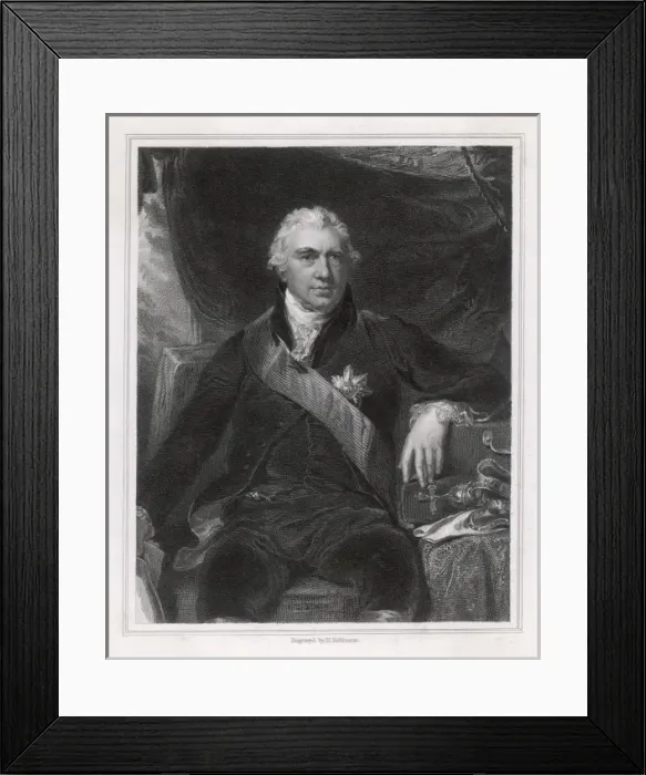Framed Print : Sir Joseph Banks - Framed Print : Sir Joseph Banks -