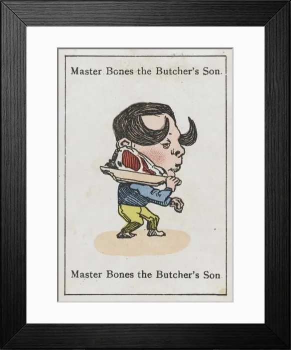 Framed Print : Shops / Butcher / Mstr Bones Framed Print : Shops / Butcher / Mstr Bones