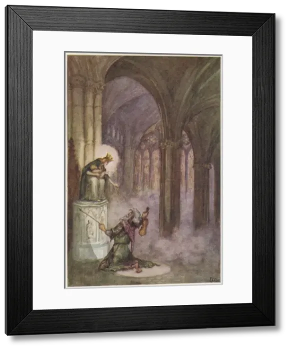 Framed Print : Fiddler of Mainz Framed Print : Fiddler of Mainz