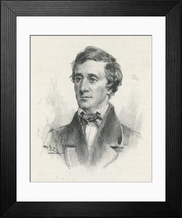 Framed Print : Henry David Thoreau