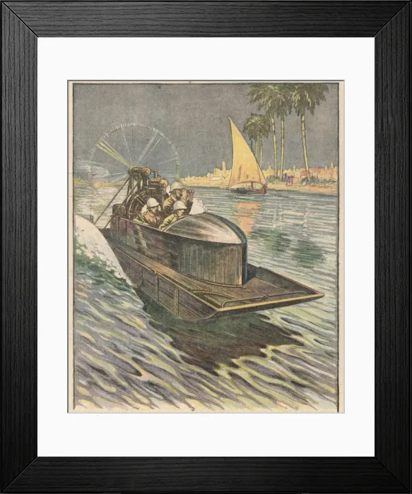 Framed Print : Hydroplane on the Tigris Framed Print : Hydroplane on the Tigris