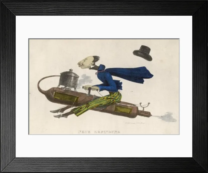 Framed Print : Steam Horse, 1828 Framed Print : Steam Horse, 1828