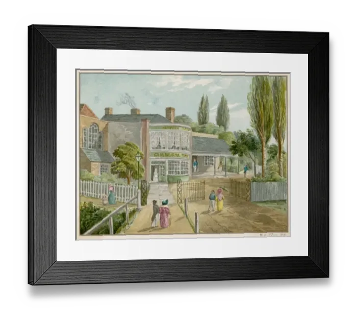 Framed Print : London / Rotherhithe / 1839 Framed Print : London / Rotherhithe / 1839