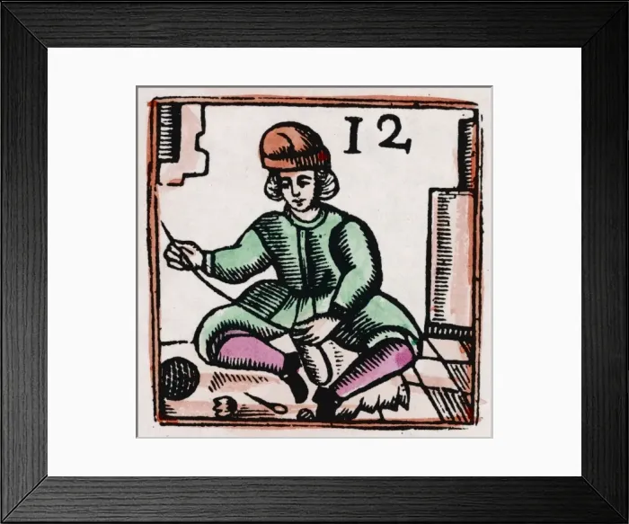 Framed Print : C17 Shoemaker / Woodcut Framed Print : C17 Shoemaker / Woodcut