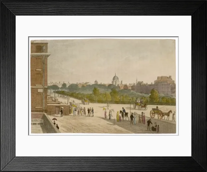 Framed Print : Lincolns Inn Fields 1805 Framed Print : Lincolns Inn Fields 1805
