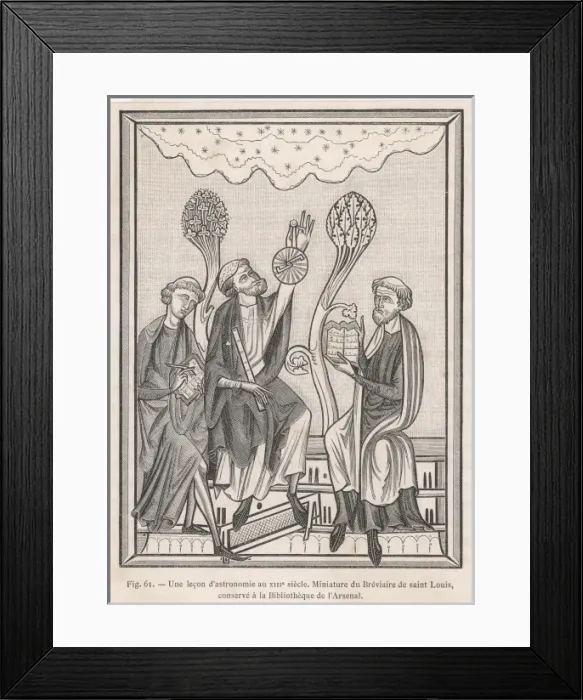 Framed Print : Astronomy / 13th Century Framed Print : Astronomy / 13th Century