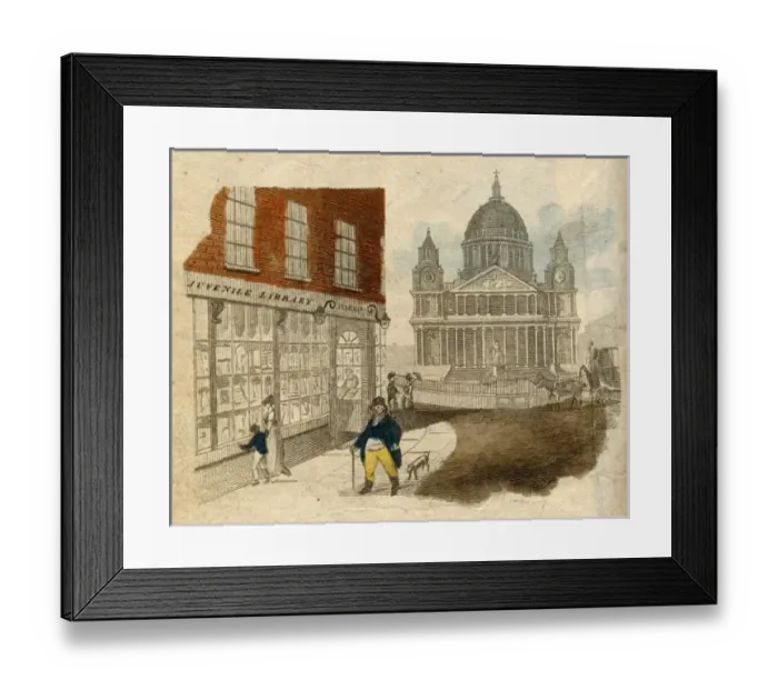 Framed Print : ST PAULs CATHEDRAL 1804 Framed Print : ST PAULs CATHEDRAL 1804
