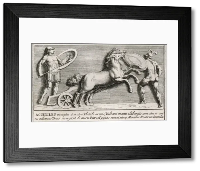 Framed Print : Myth / Achilles (Bartoli) Framed Print : Myth / Achilles (Bartoli)