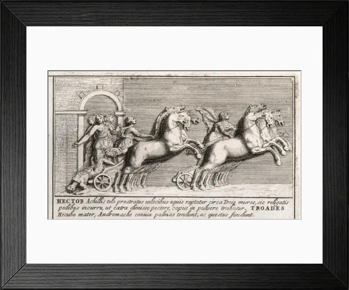 Framed Print : Myth / Achilles (Bartoli) Framed Print : Myth / Achilles (Bartoli)
