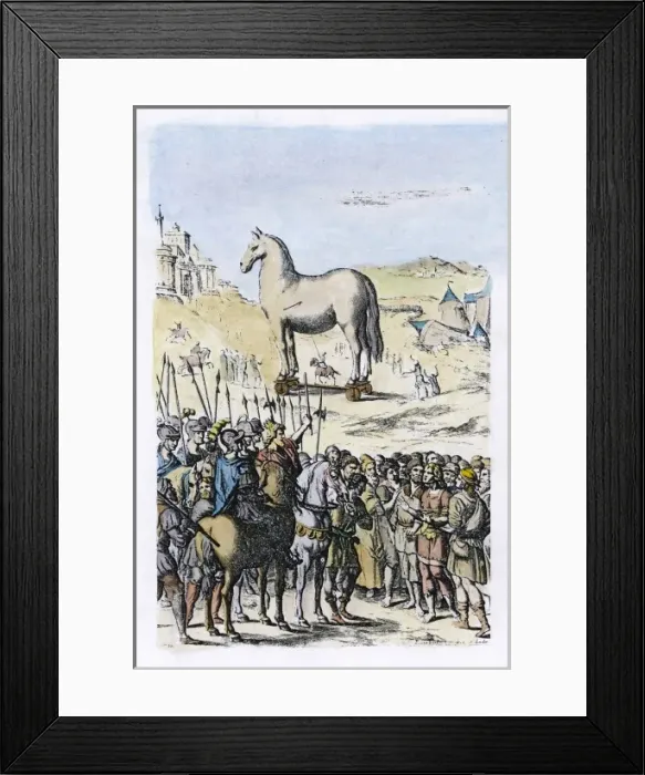 Framed Print : Trojan Horse (Lambalt) Framed Print : Trojan Horse (Lambalt)