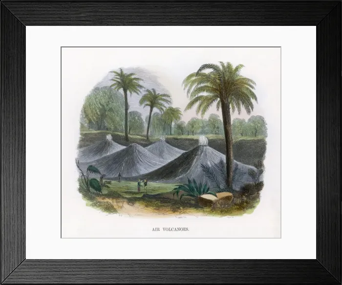 Framed Print : Volcanoes / Turbaco Framed Print : Volcanoes / Turbaco