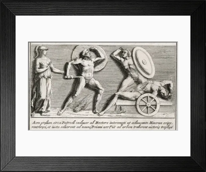 Framed Print : Patroclus Body / Hector Framed Print : Patroclus Body / Hector