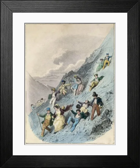 Framed Print : Coming down Vesuvius Framed Print : Coming down Vesuvius