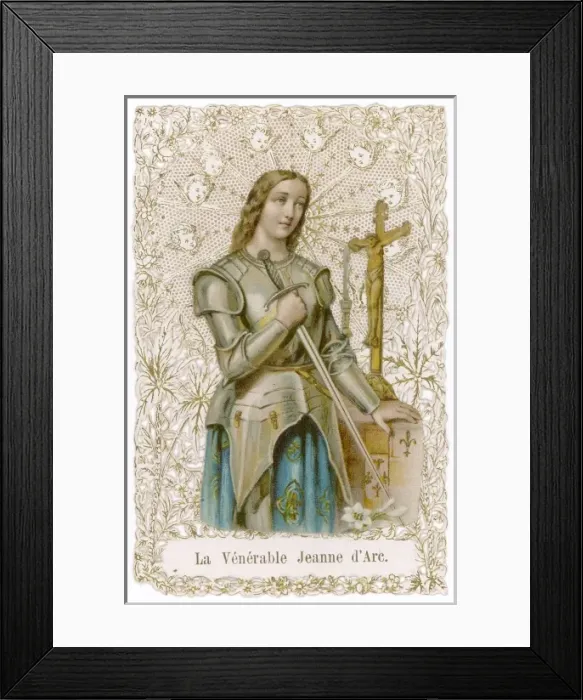 Framed Print : Joan of Arc (Card)