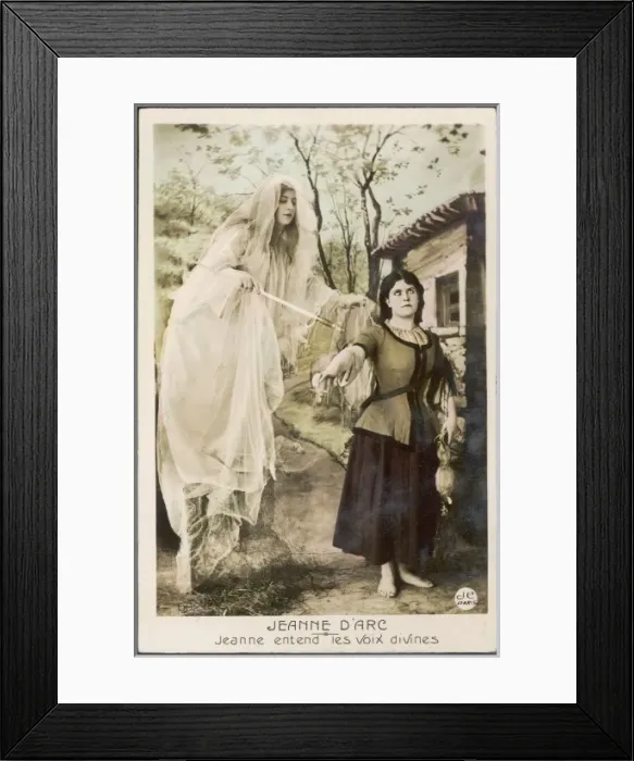 Framed Print : Joan of Arc Hears Voices Framed Print : Joan of Arc Hears Voices