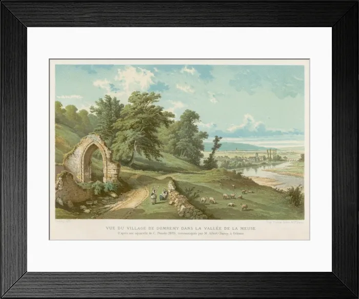 Framed Print : France / Domremy / Pensee Framed Print : France / Domremy / Pensee