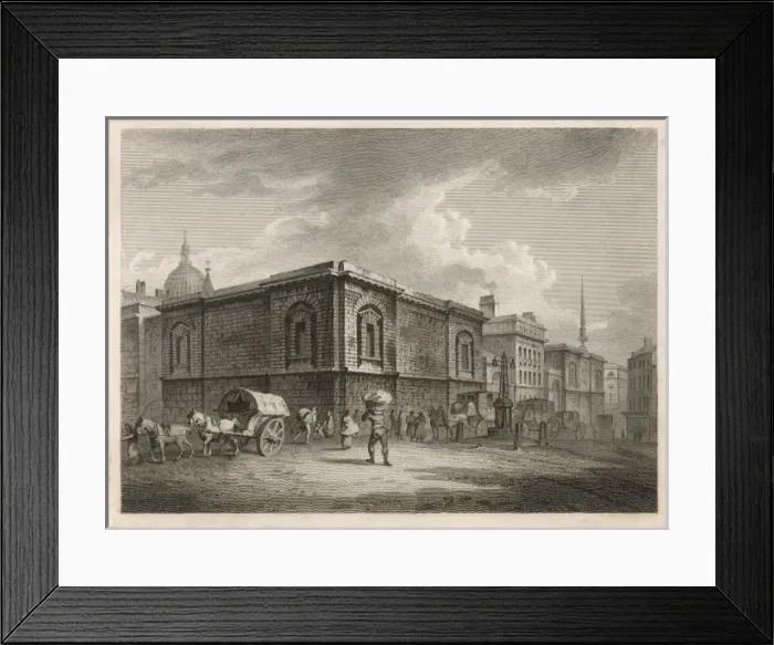 Framed Print : Newgate Prison  /  1800