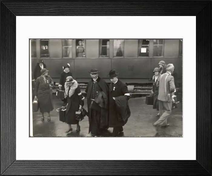 Framed Print : Arriving by Train Framed Print : Arriving by Train
