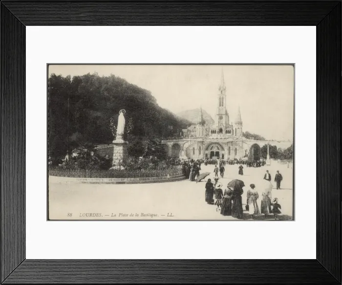 Framed Print : Place De LA Basilique Framed Print : Place De LA Basilique