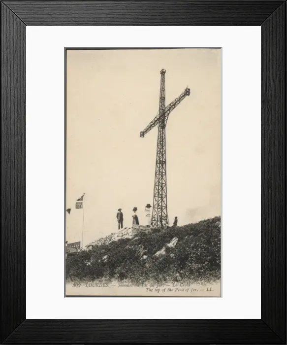 Framed Print : Cross of Pic Du Jer Framed Print : Cross of Pic Du Jer