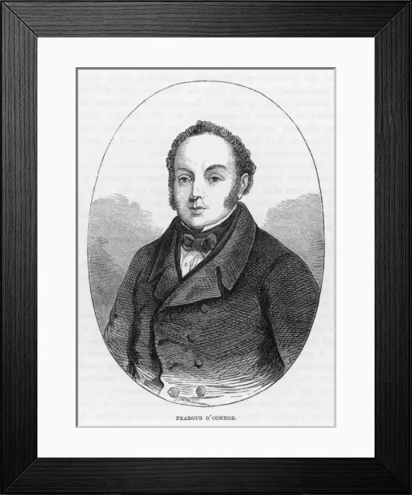 Framed Print : Feargus O connor / Anon Framed Print : Feargus O connor / Anon