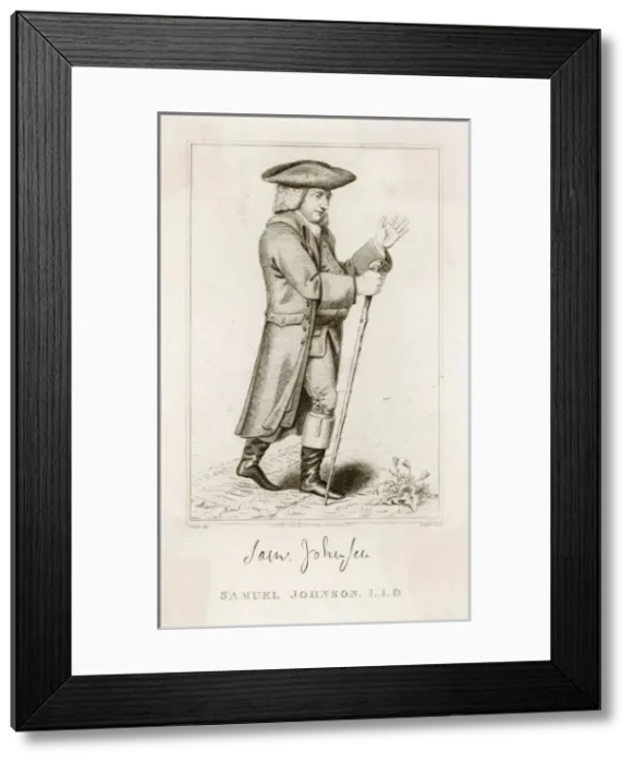Framed Print : Dr Johnson / Priscott Framed Print : Dr Johnson / Priscott
