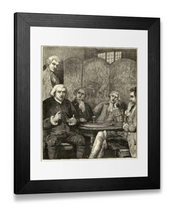 Framed Print : Dr Johnson / Hold Court Framed Print : Dr Johnson / Hold Court