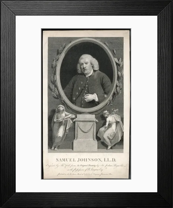 Framed Print : Dr Samuel Johnson Framed Print : Dr Samuel Johnson