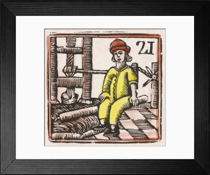 Framed Print : C17 Leatherworker Framed Print : C17 Leatherworker