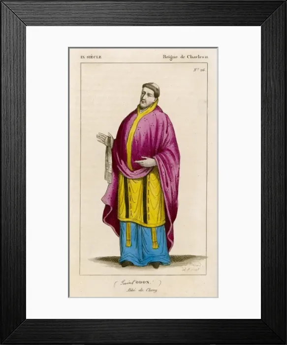 Framed Print : ST ODO OF CLUNY / 879-942 Framed Print : ST ODO OF CLUNY / 879-942