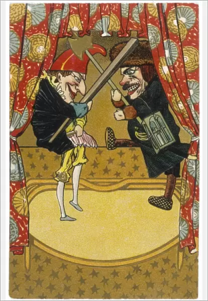Punch & Judy Postcard