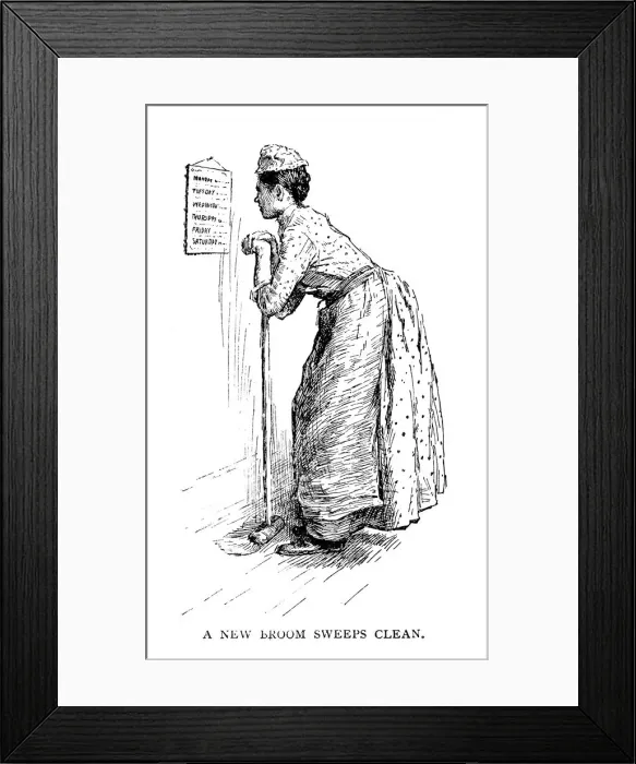 Framed Print : Housemaid Instructions Framed Print : Housemaid Instructions