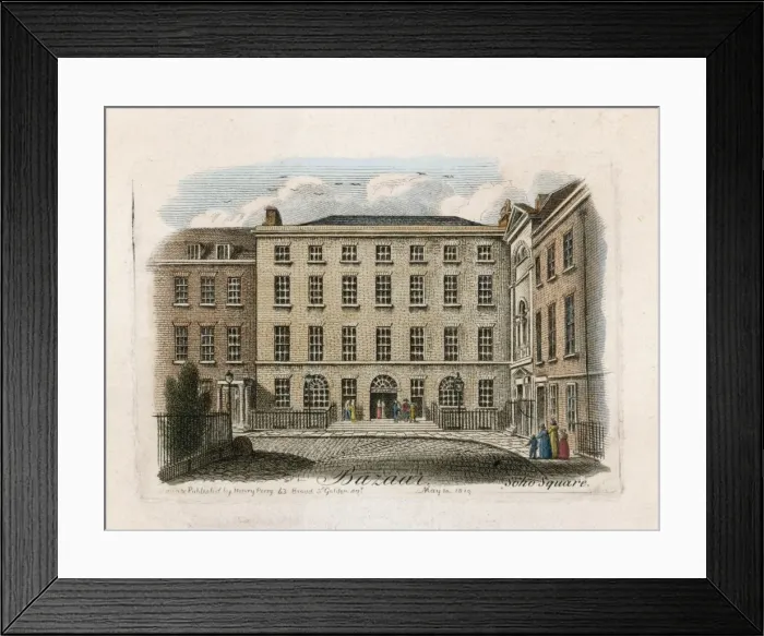 Framed Print : LONDON / SOHO / 1819 Framed Print : LONDON / SOHO / 1819