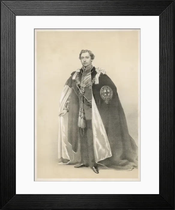 Framed Print : Edward Vii / Full Lgth / Bw Framed Print : Edward Vii / Full Lgth / Bw