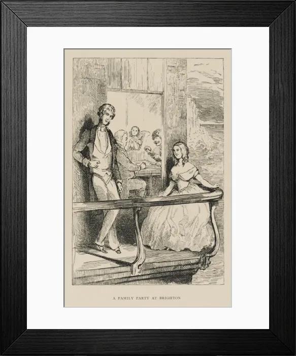 Framed Print : Vanity Fair / Brighton Pty Framed Print : Vanity Fair / Brighton Pty