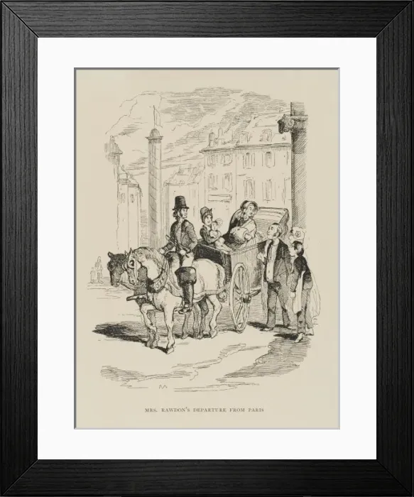 Framed Print : Vanity Fair / Mrs Rawdon Framed Print : Vanity Fair / Mrs Rawdon