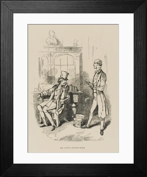 Framed Print : Vanity Fair / Pitts Study Framed Print : Vanity Fair / Pitts Study