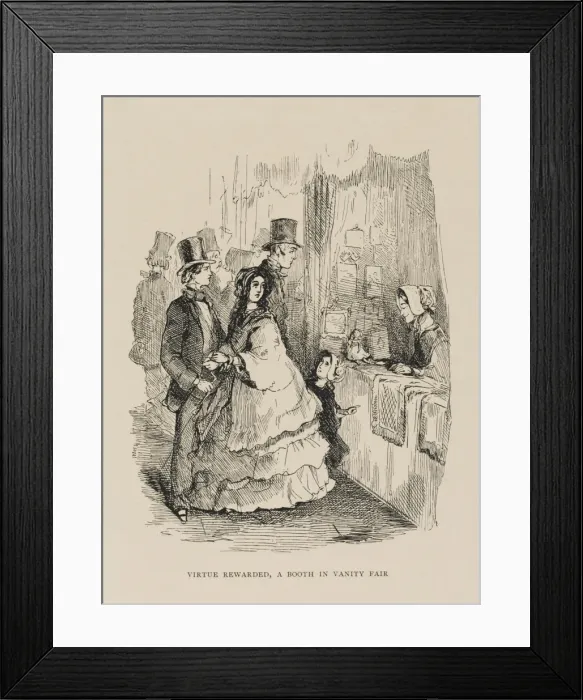 Framed Print : Vanity Fair / Virtue Rewrd Framed Print : Vanity Fair / Virtue Rewrd