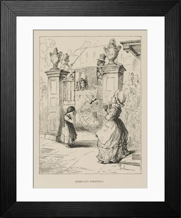 Framed Print : Vanity Fair / Rebecca / Bye Framed Print : Vanity Fair / Rebecca / Bye
