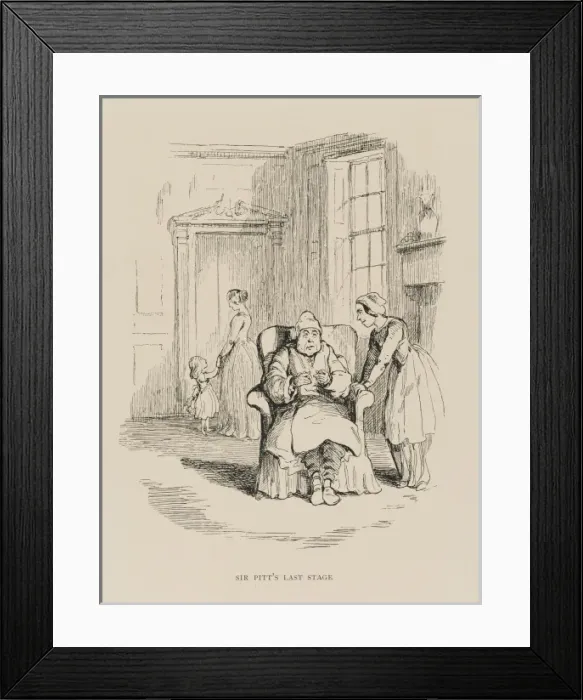 Framed Print : Vanity Fair / Sir Pitt Framed Print : Vanity Fair / Sir Pitt
