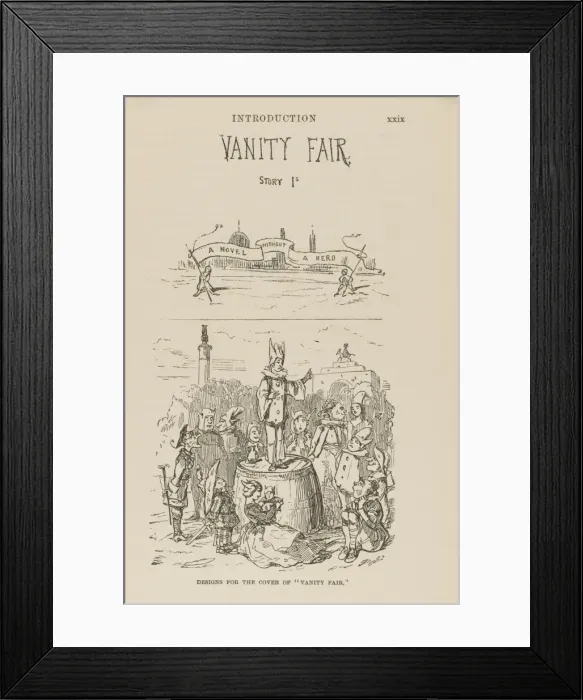 Framed Print : Vanity Fair / Cover Design Framed Print : Vanity Fair / Cover Design