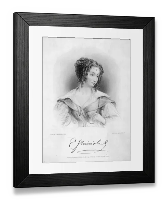 Framed Print : Countess Guiccioli / Ryall Framed Print : Countess Guiccioli / Ryall