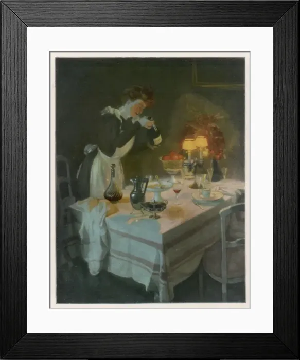 Framed Print : Housemaid & Bottle Framed Print : Housemaid & Bottle