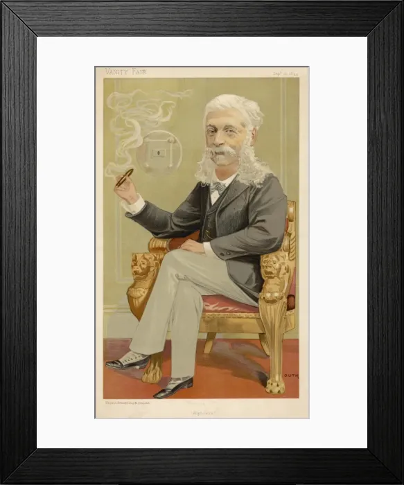 Framed Print : Alphonse De Rothschild Framed Print : Alphonse De Rothschild