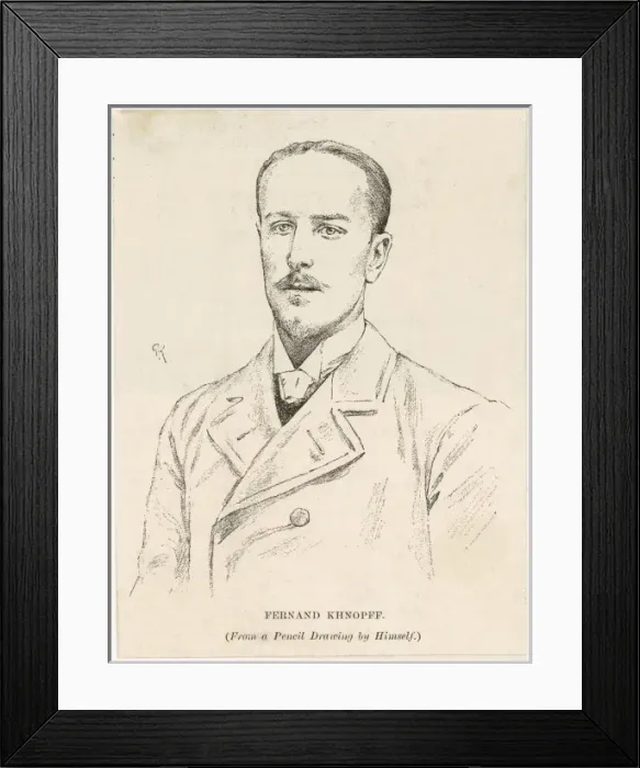 Framed Print : Ferdinand Khnopff Framed Print : Ferdinand Khnopff