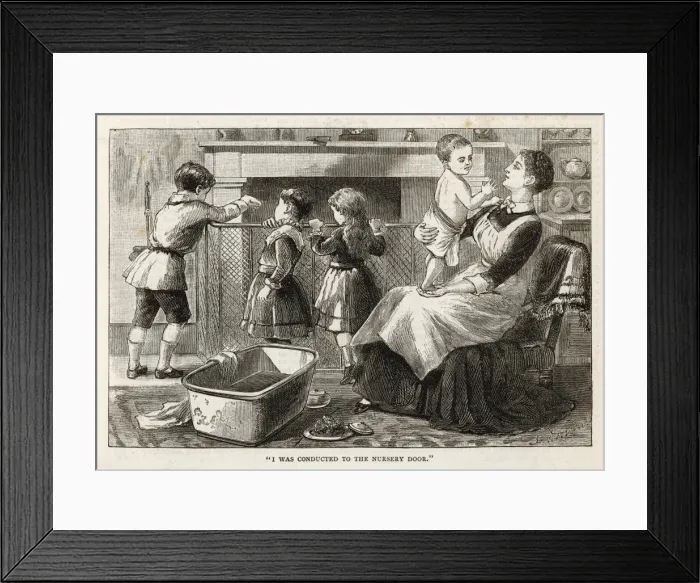 Framed Print : In the Nursery Framed Print : In the Nursery