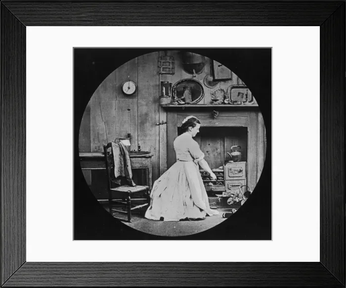 Framed Print : Lighting the Grate Framed Print : Lighting the Grate