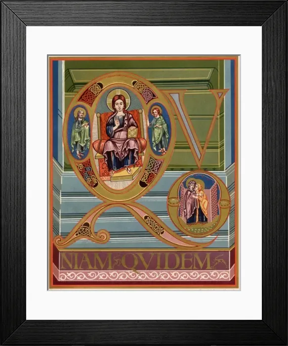 Framed Print : Illum Manuscript (C8) Framed Print : Illum Manuscript (C8)