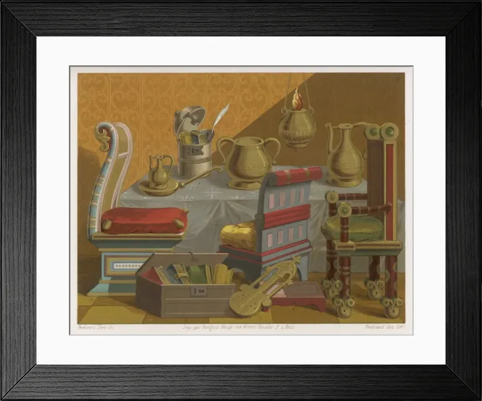 Framed Print : 9th Century Items Framed Print : 9th Century Items